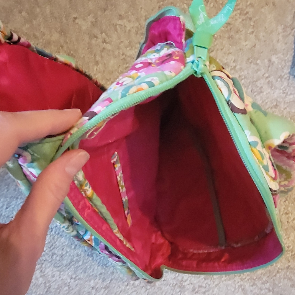 Vera Bradley LOT of 6 Multi Pattern Quilted Bags in Green, Pink, Purple, Blue - Picture 11 of 15